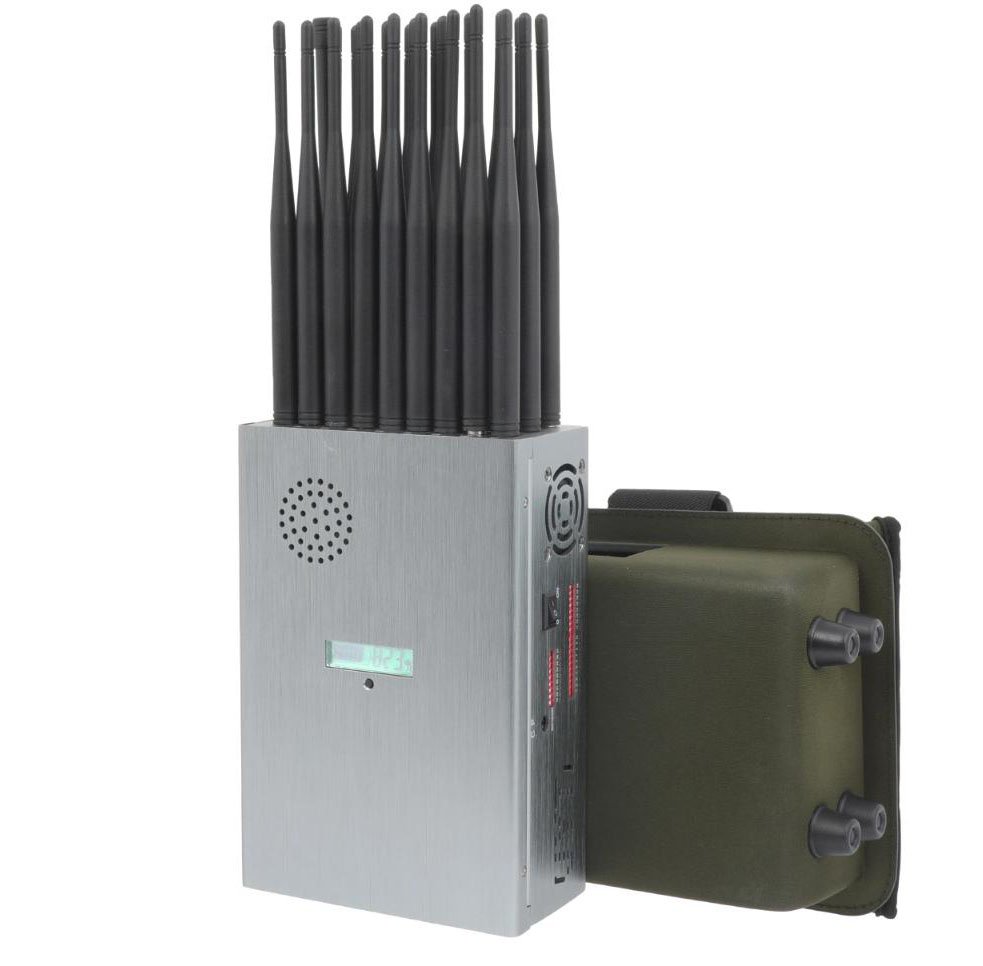 Portable  27 Antennas Signal Jammer Blocker All Mobile Phones Used Worldwide 2G 3G 4G 5G GPS WiFi RF Signals 