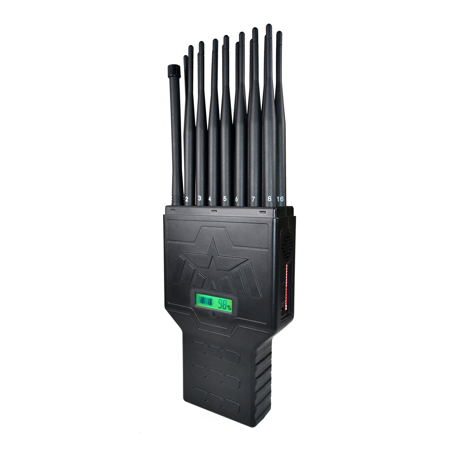 Portable 16 Antennas Signal Blocker ZJ16H