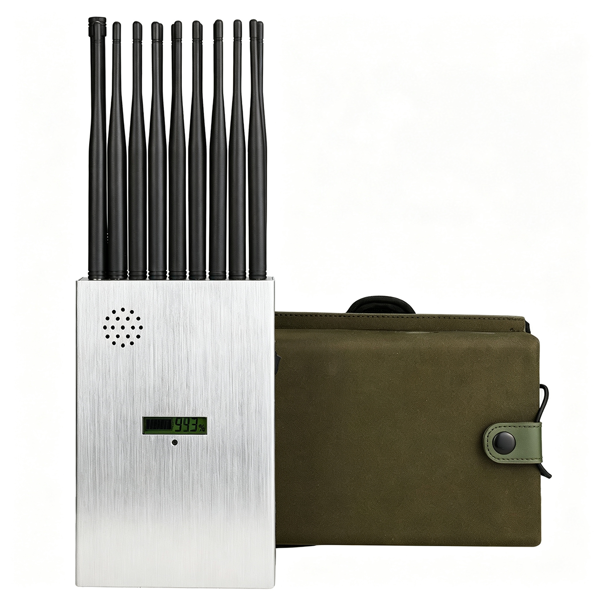 Portable 18 antennas signal jammer